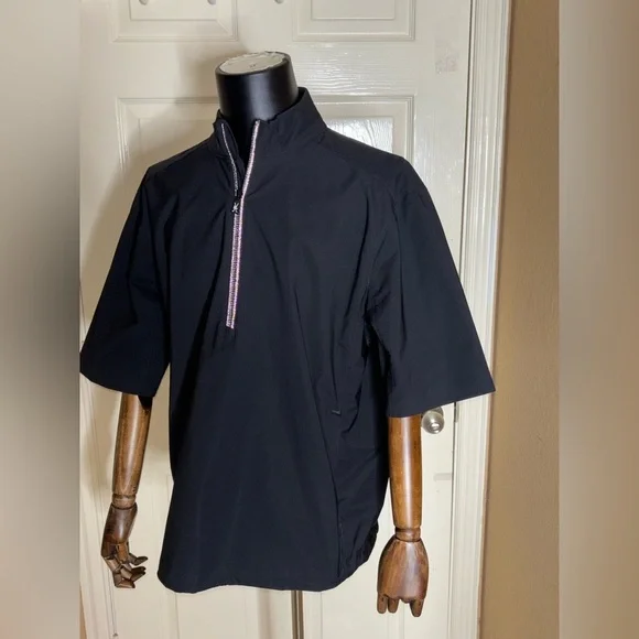 Polo Ralph Lauren Mens Golf Windbreaker Jacket Short Sleeve Sport Sz L​